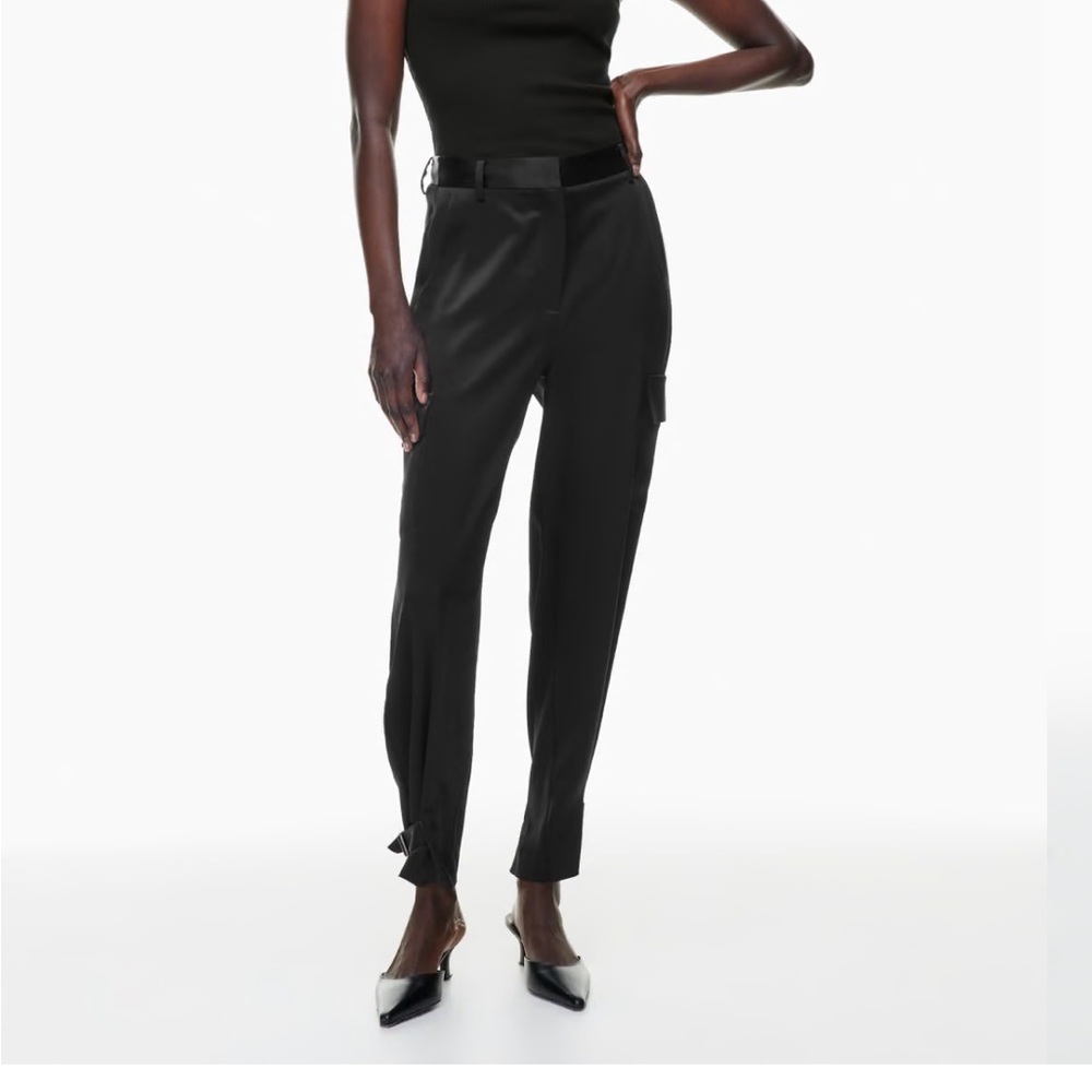 Aritizia babaton satin look cargo pants